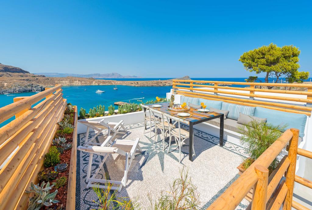 Lindos Shore Summer House With Jacuzzi And Sea View !!! 外观 照片
