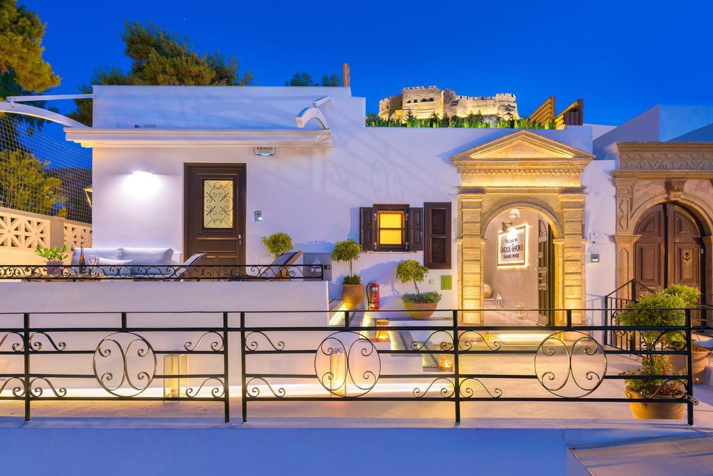 Lindos Shore Summer House With Jacuzzi And Sea View !!! 外观 照片